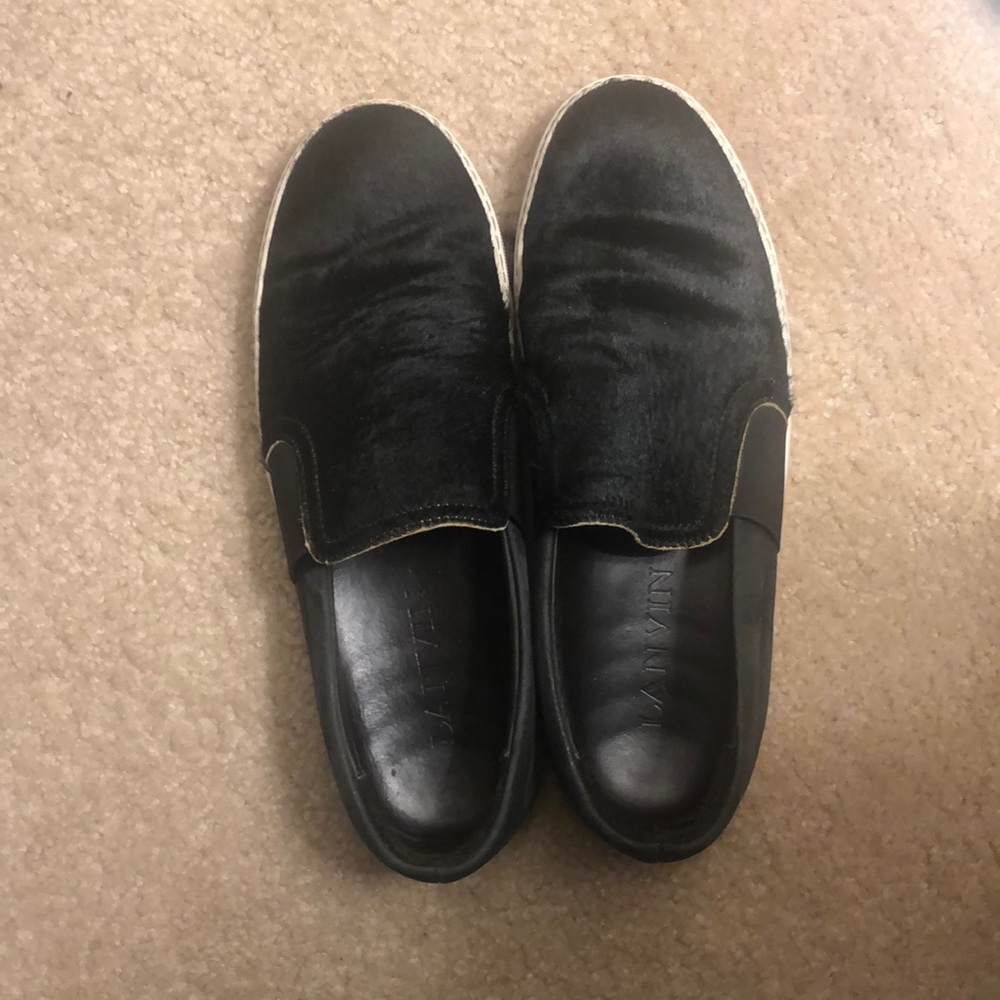 LANVIN Pony hair slip on size 8 IT US 9